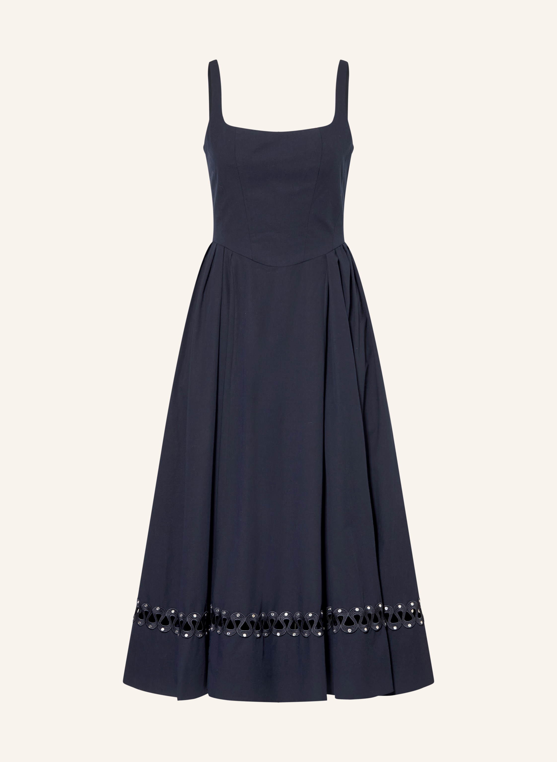 maje Kleid mit Schmucksteinen