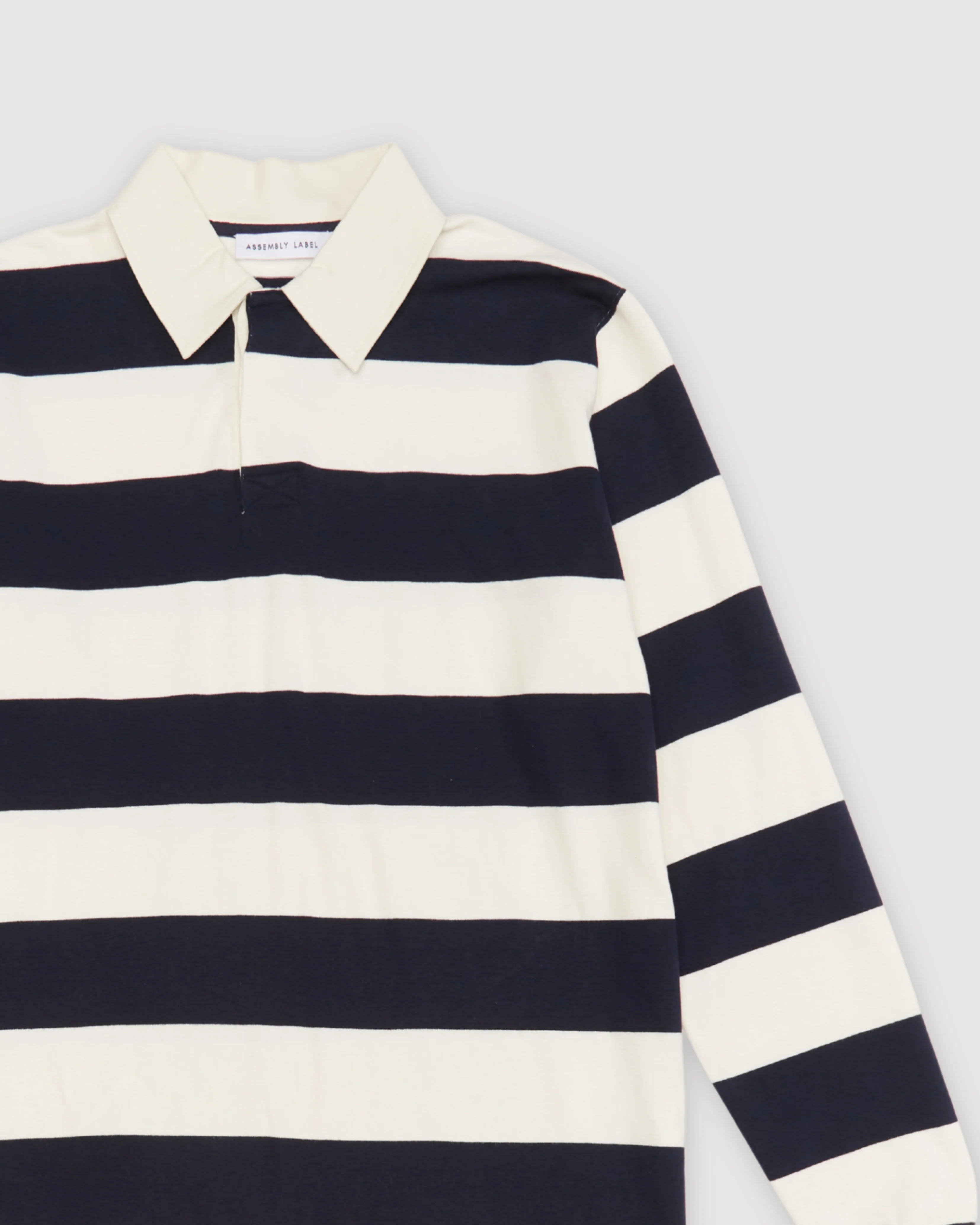 Re-Worn Mens Cotton Stripe Long Sleeve Shirt