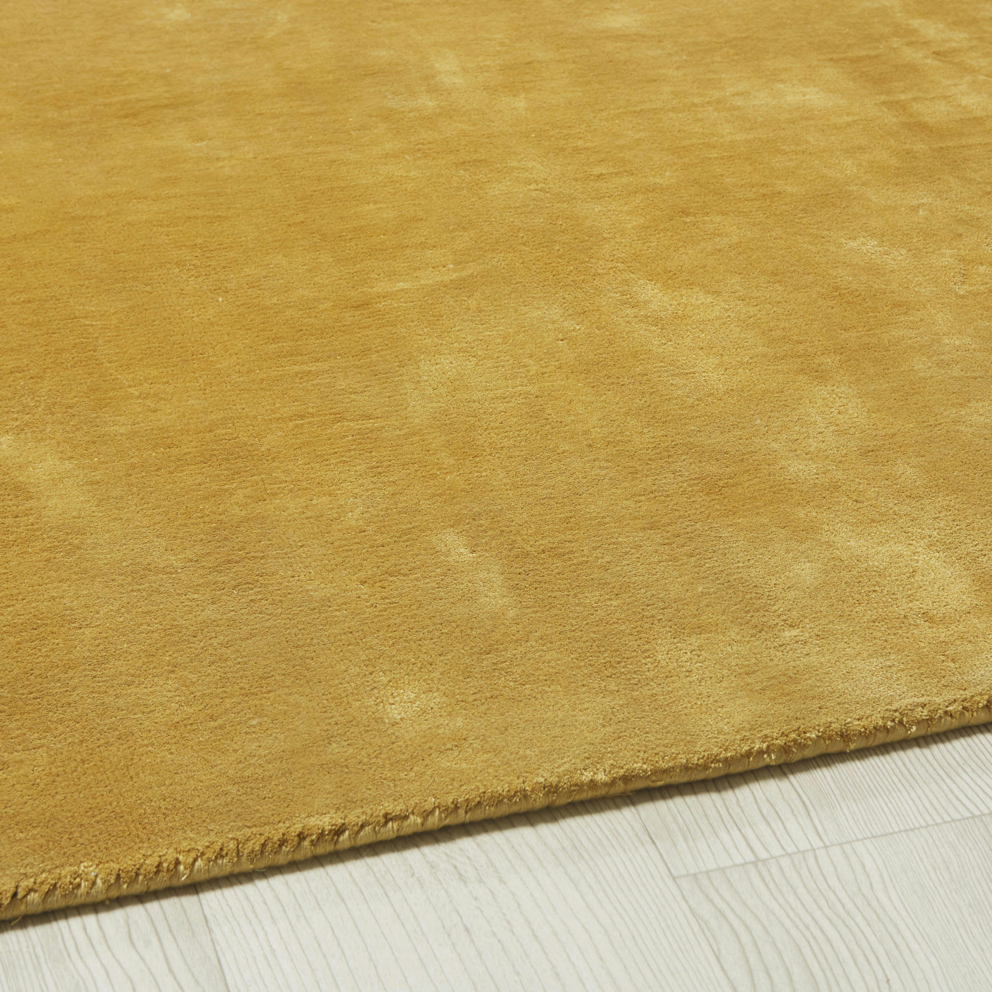 - Tapis tufté jaune moutarde 160x230