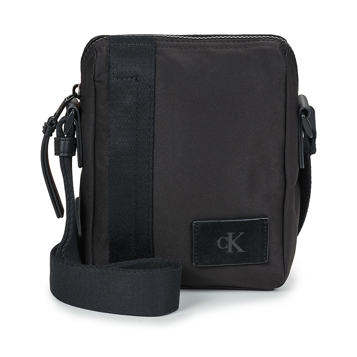 Calvin Klein Jeans - CANVAS MIX REPORTER - Black