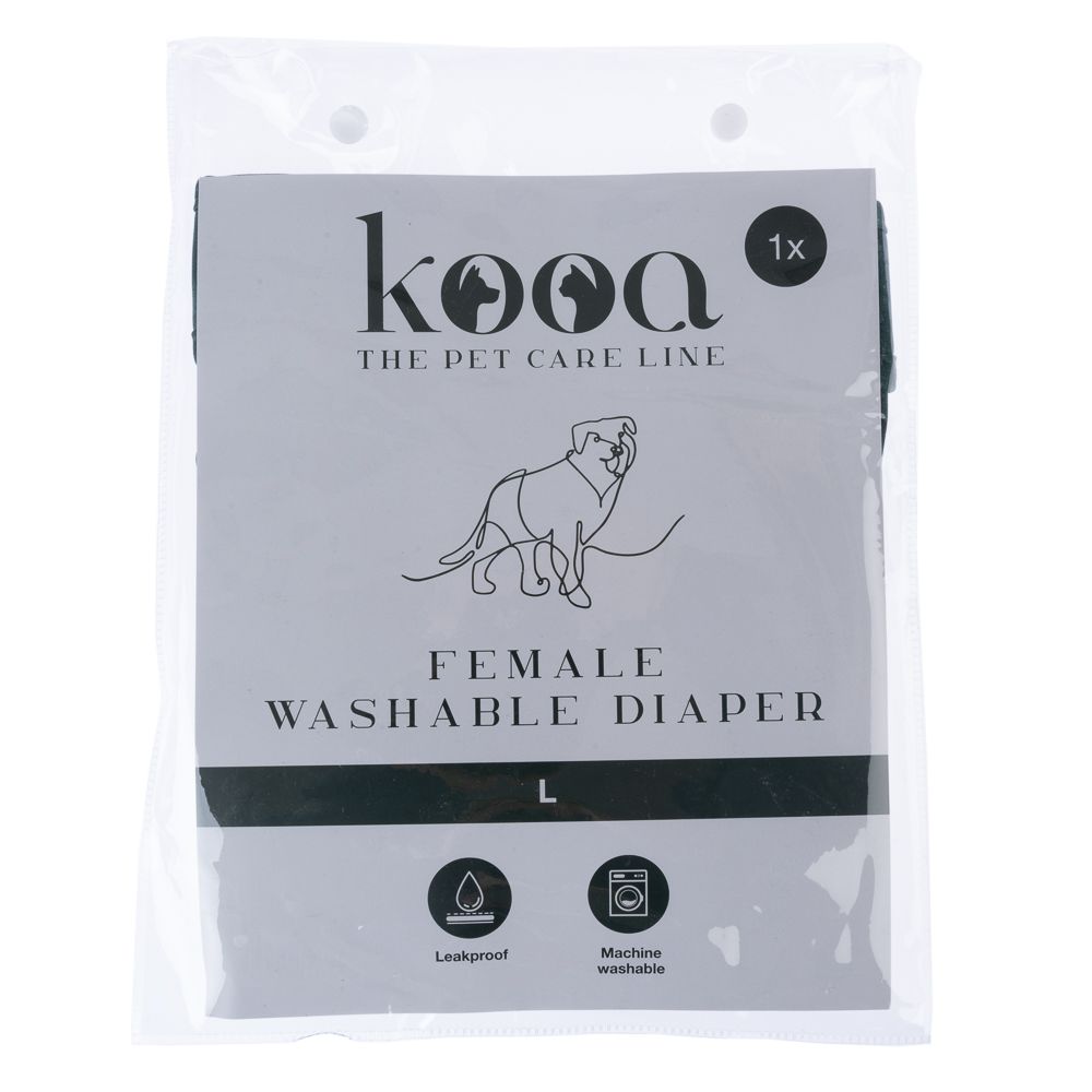 kooa Washable Nappy for Female Dogs