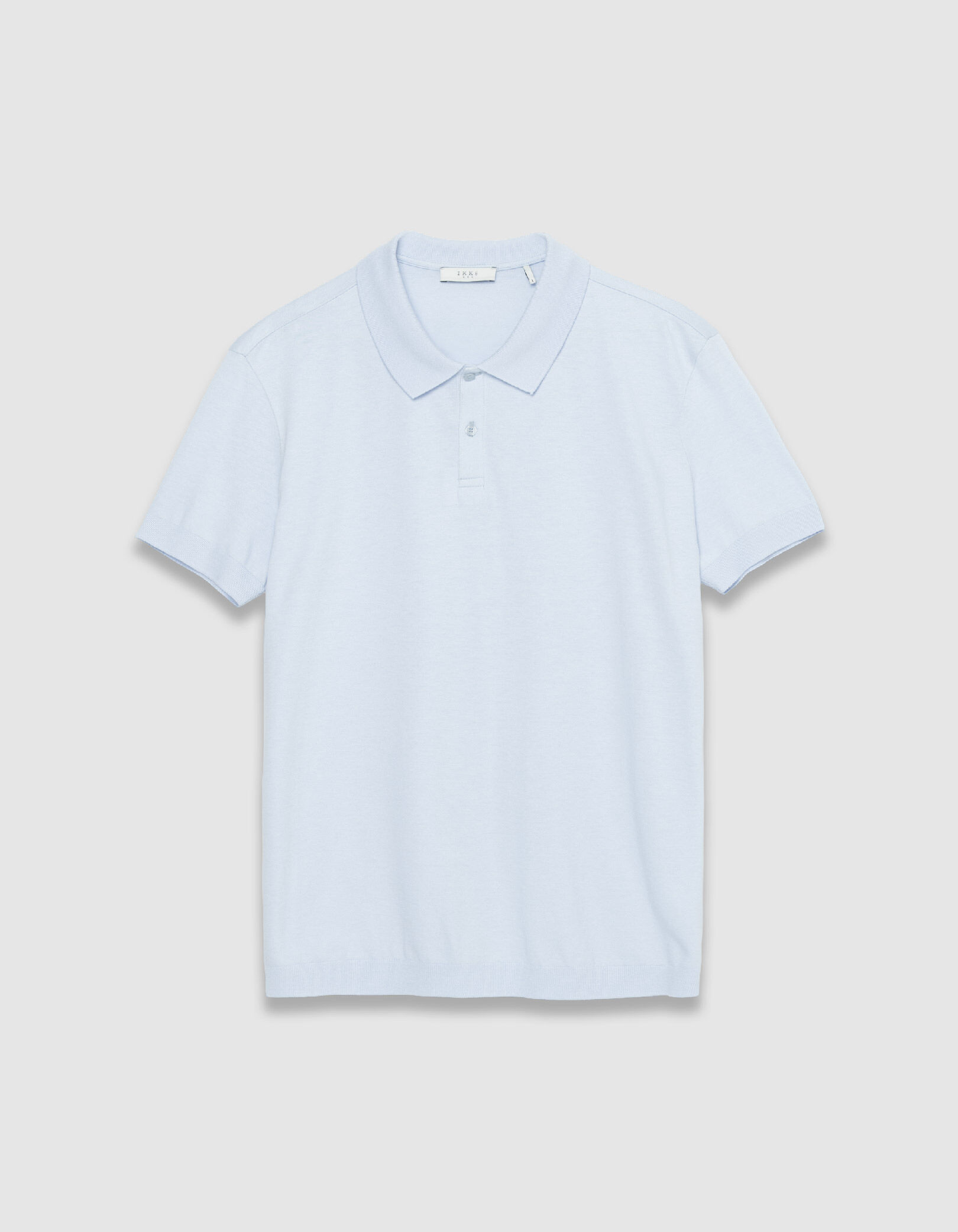 Polo manches courtes ciel coton modal Homme