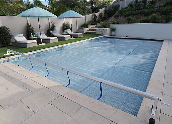 Bâche à Bulles Piscine 7x3 m Sol Guard 500 microns - Non Bordée Livrée Avec Kit Oeillets   Bâchette Protection - Direct Usine