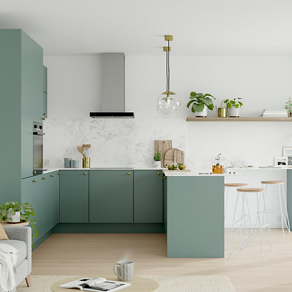 Fileur d'angle GoodHome Stevia vert H. 71.5 cm x l. 59 mm x Ep. 18 mm
