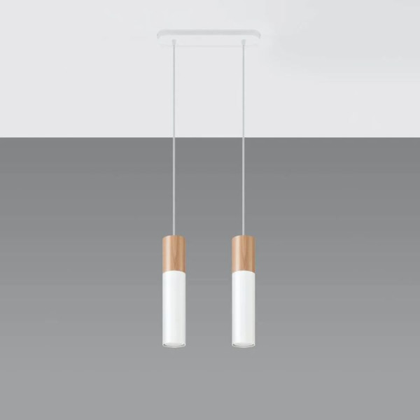 Lampa wisząca PABLO 2 biała