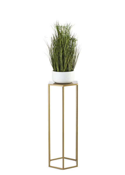 Kwietnik stojący 70 cm na kwiaty złoty GLAM
