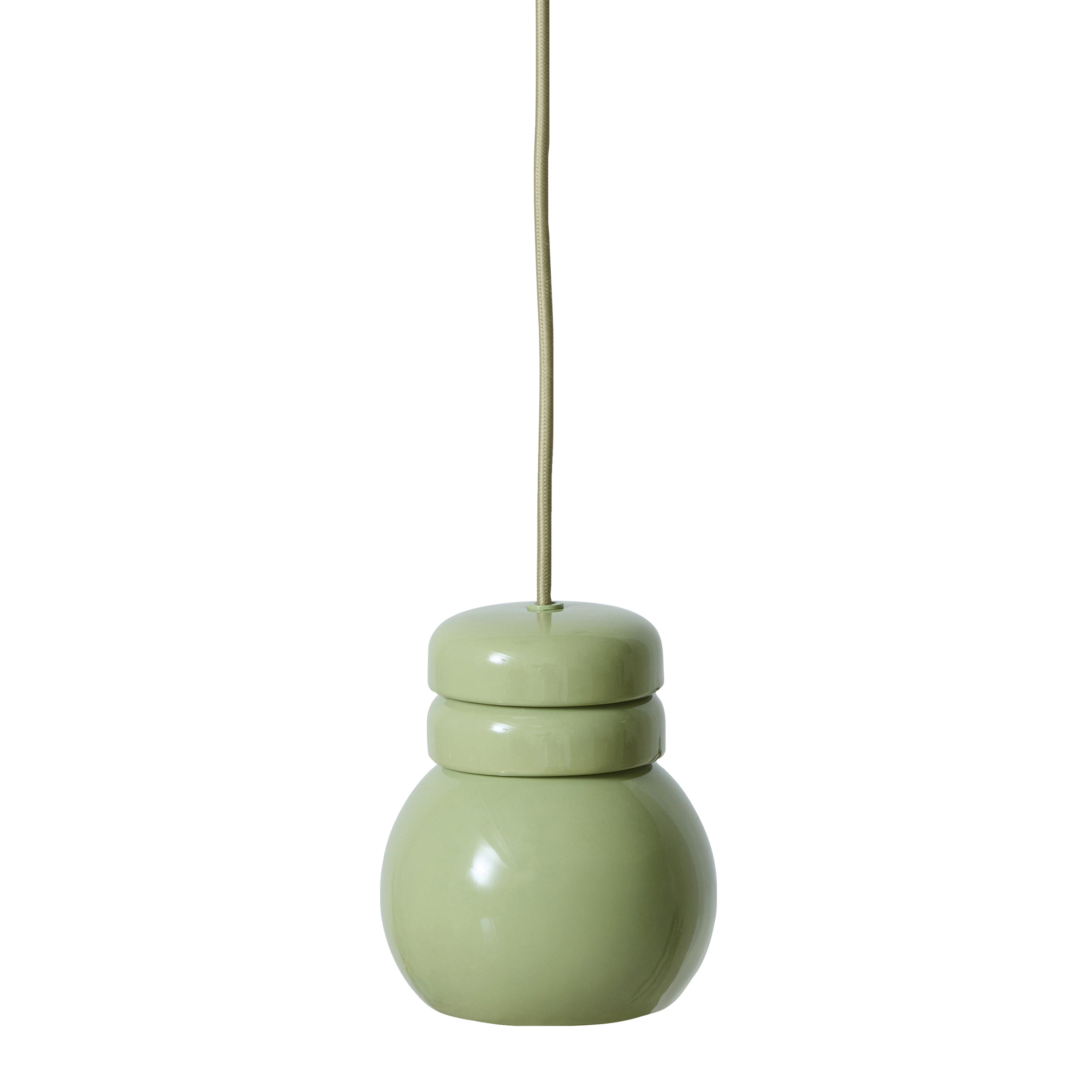 HKliving Ceramic Bulb Hanglamp - Pistachio