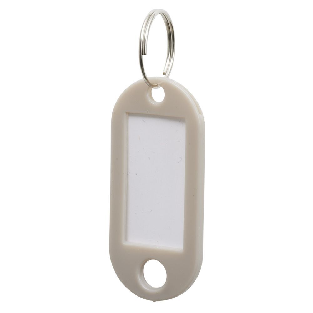 Porte-étiquette porte-clé plastique x10