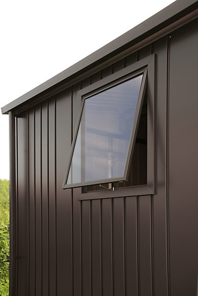 Element de fenêtre pour abri de jardin Biohort gris foncé