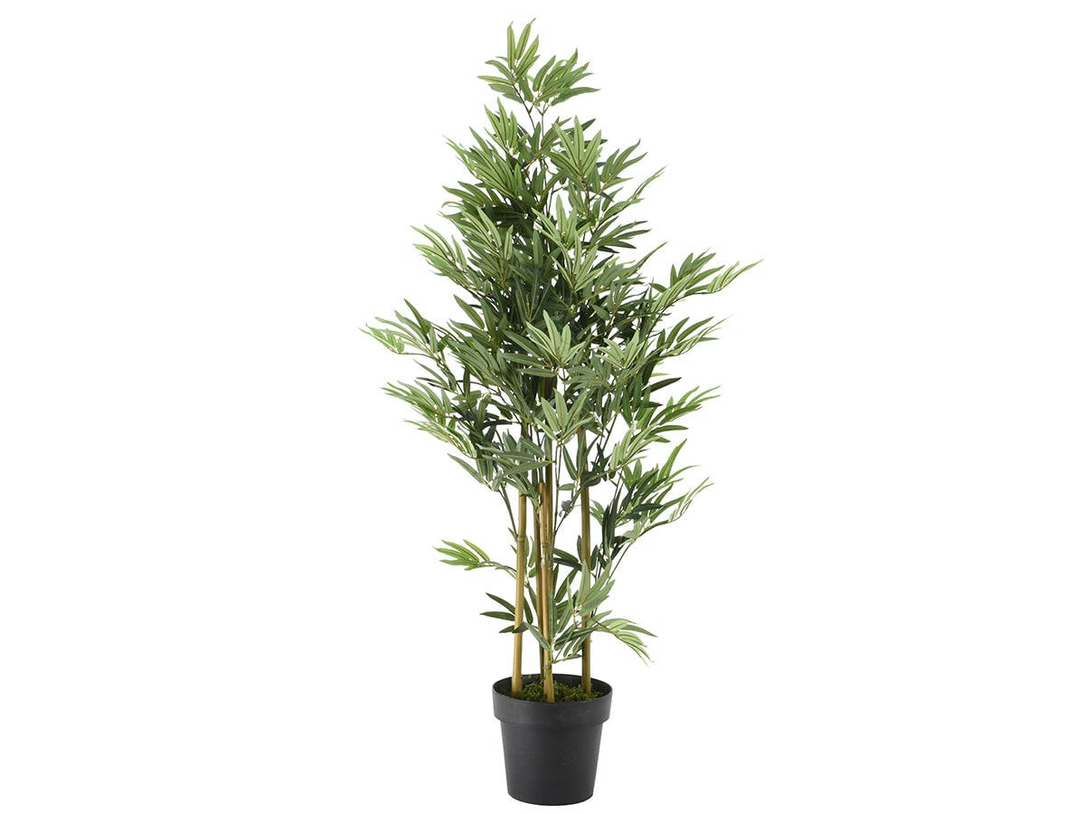 - Bambou artificiel 158 cm en plastique vert