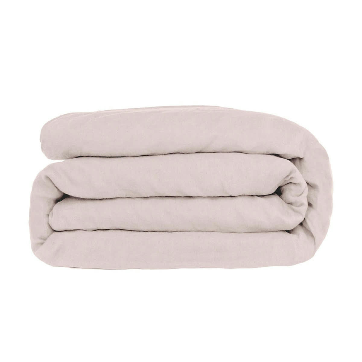 HORTENSE - Housse de couette lin lavé  260x240 grège