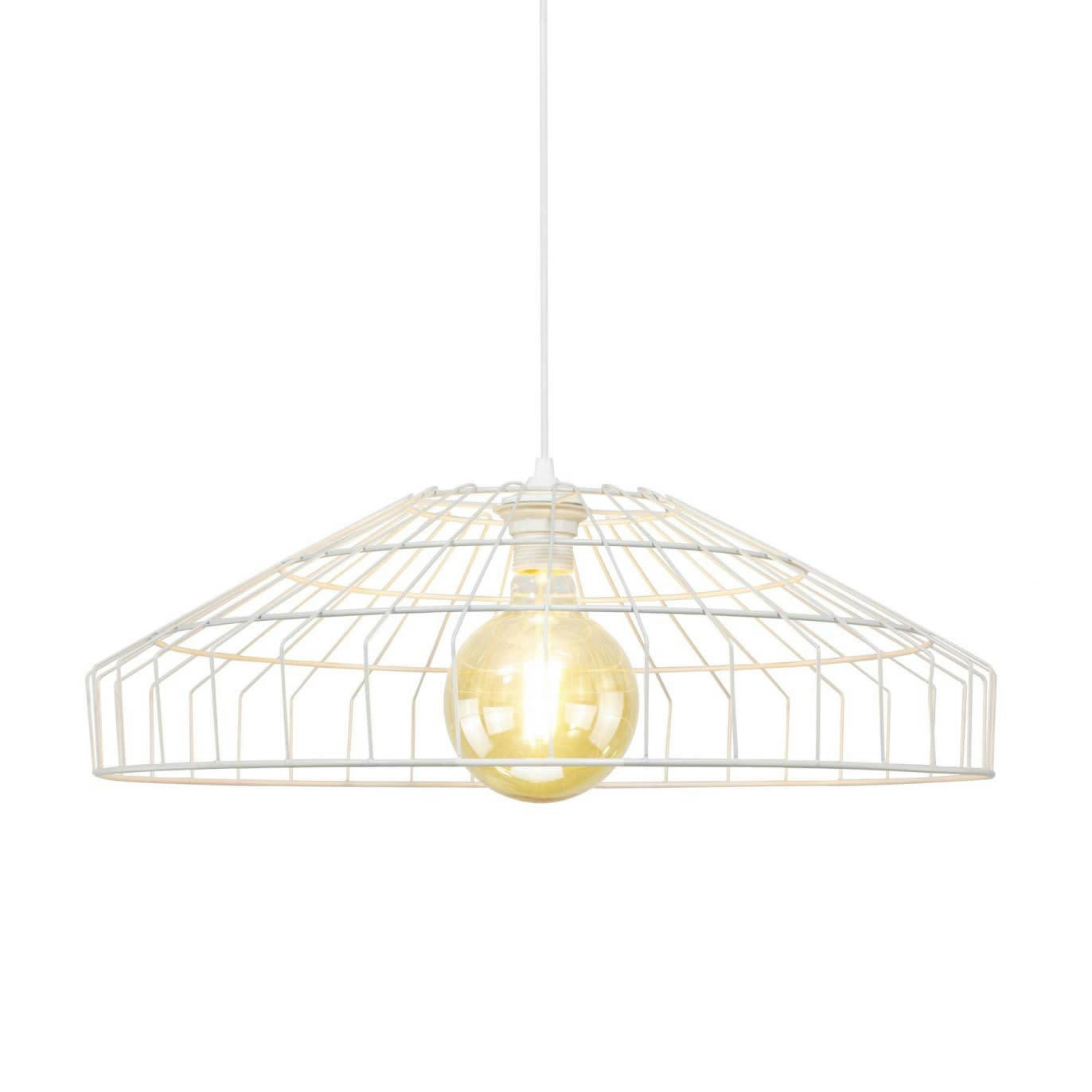 LILD - Suspension en métal blanc