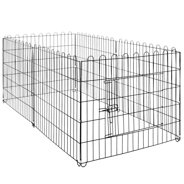 Kojec dla zwierząt metalowy wybieg klatka dla psa 165x85 cm