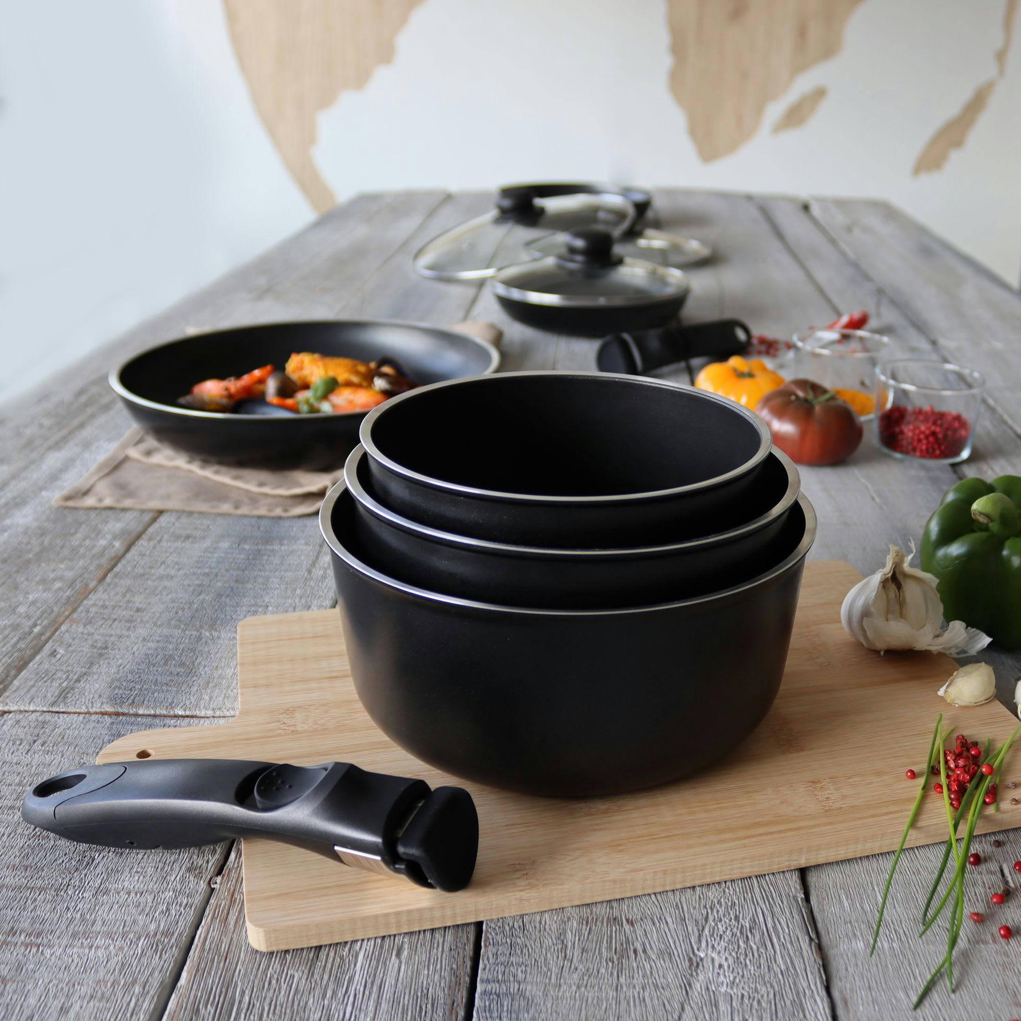 MARIE - Casserole en aluminium Ø20cm - compatible induction