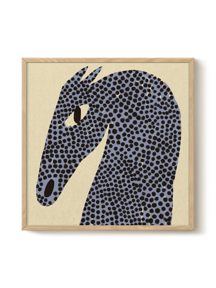 Enikő Eged - Blue Horse - PSTR studio Kunst Poster