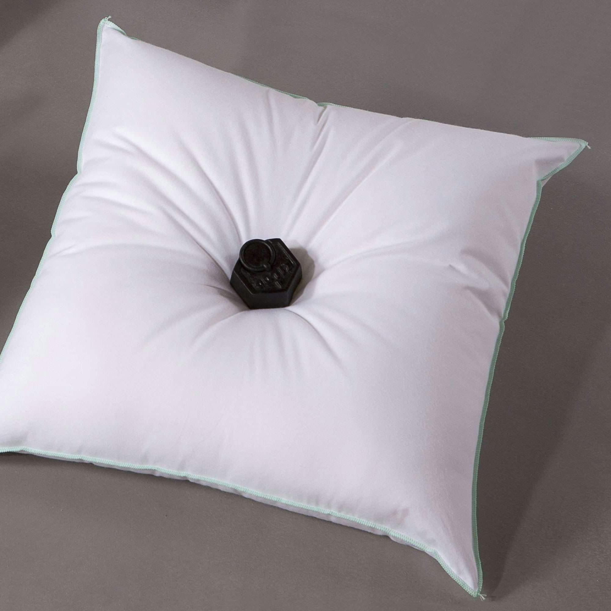 SÉRÉNITÉ - Oreiller ferme 65x65 blanc en coton