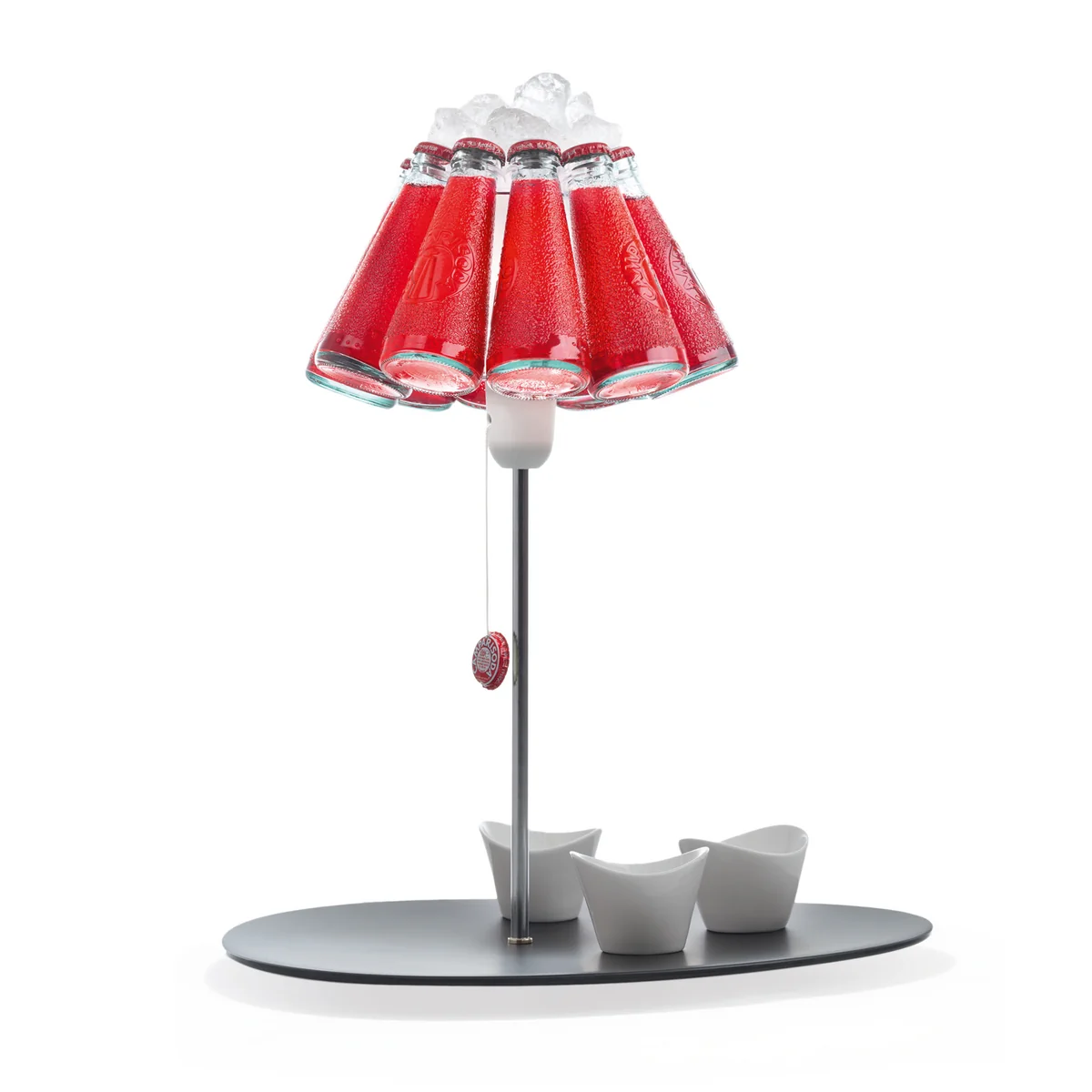 Ingo Maurer - Campari Bar Tischleuchte, rot
