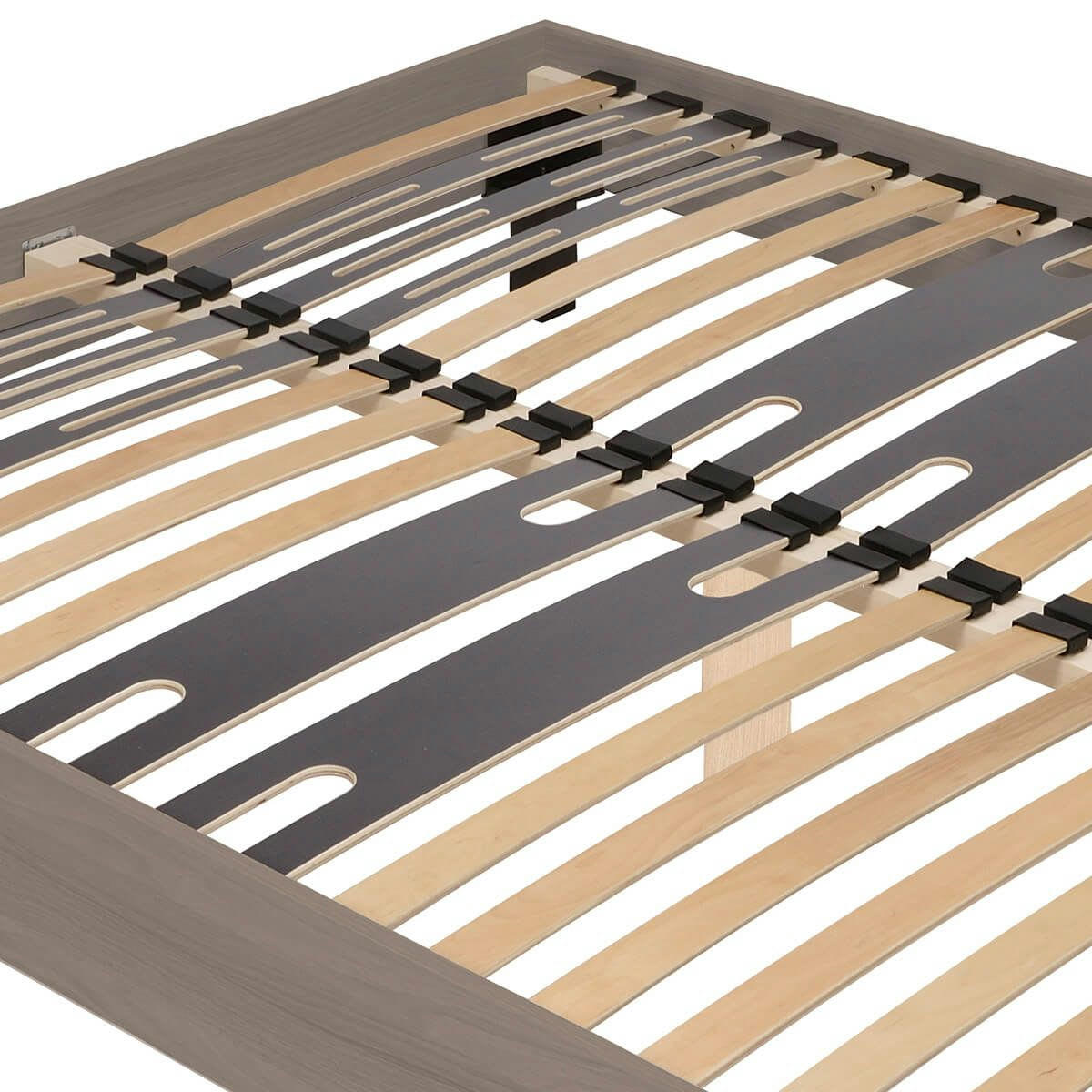 FACILKIT - Sommier  démontable 140x190cm aspect naturel