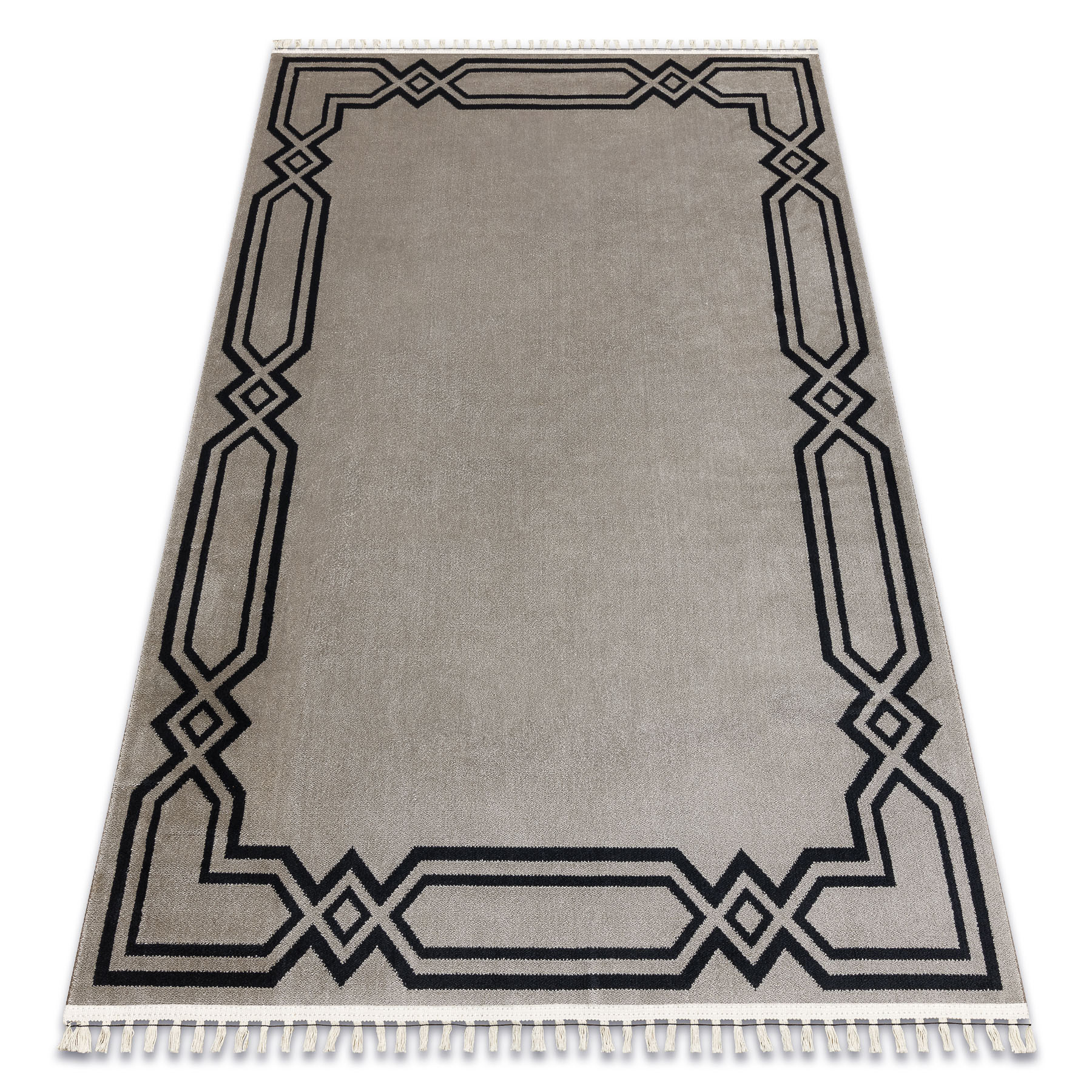 Dywan AMOUR 53071A beż - Ramka, nowoczesny, elegancki 78x150 cm