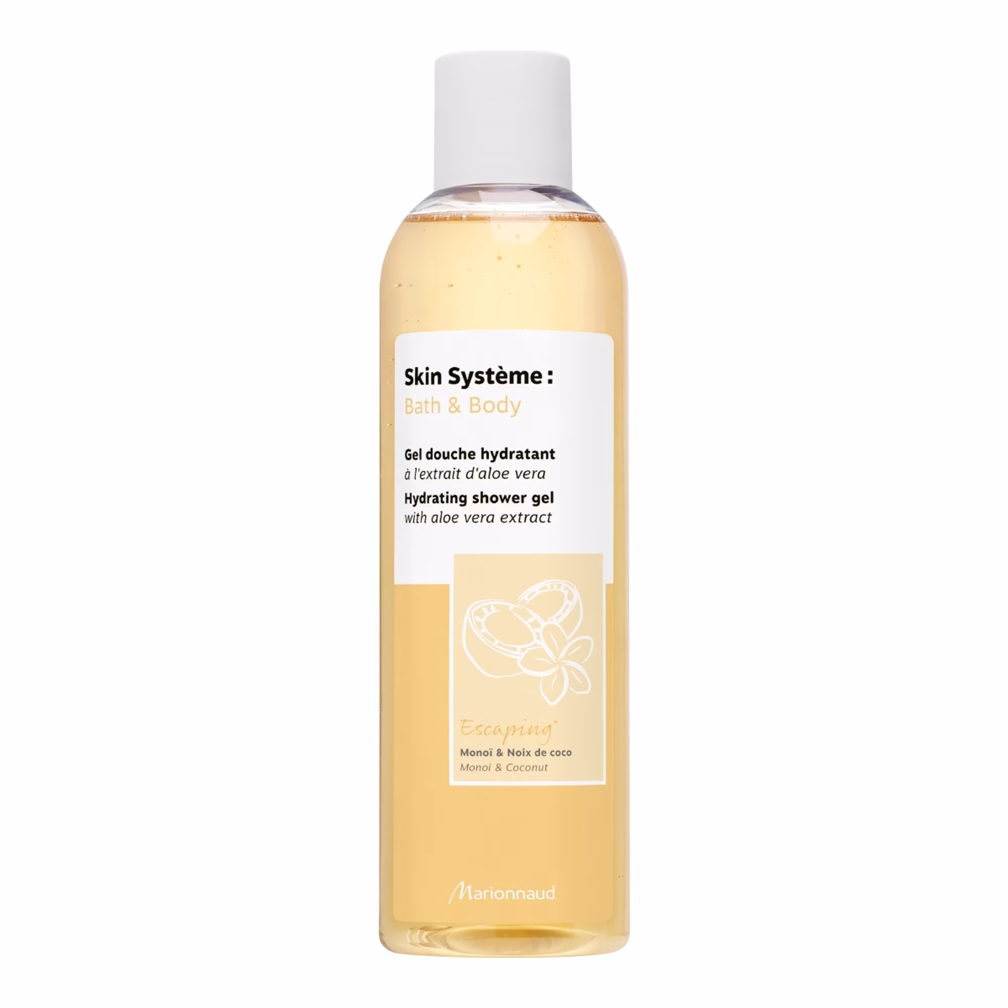 SKIN SYSTÈME : BATH & BODYGel douche hydratant Monoï & Noix de coco