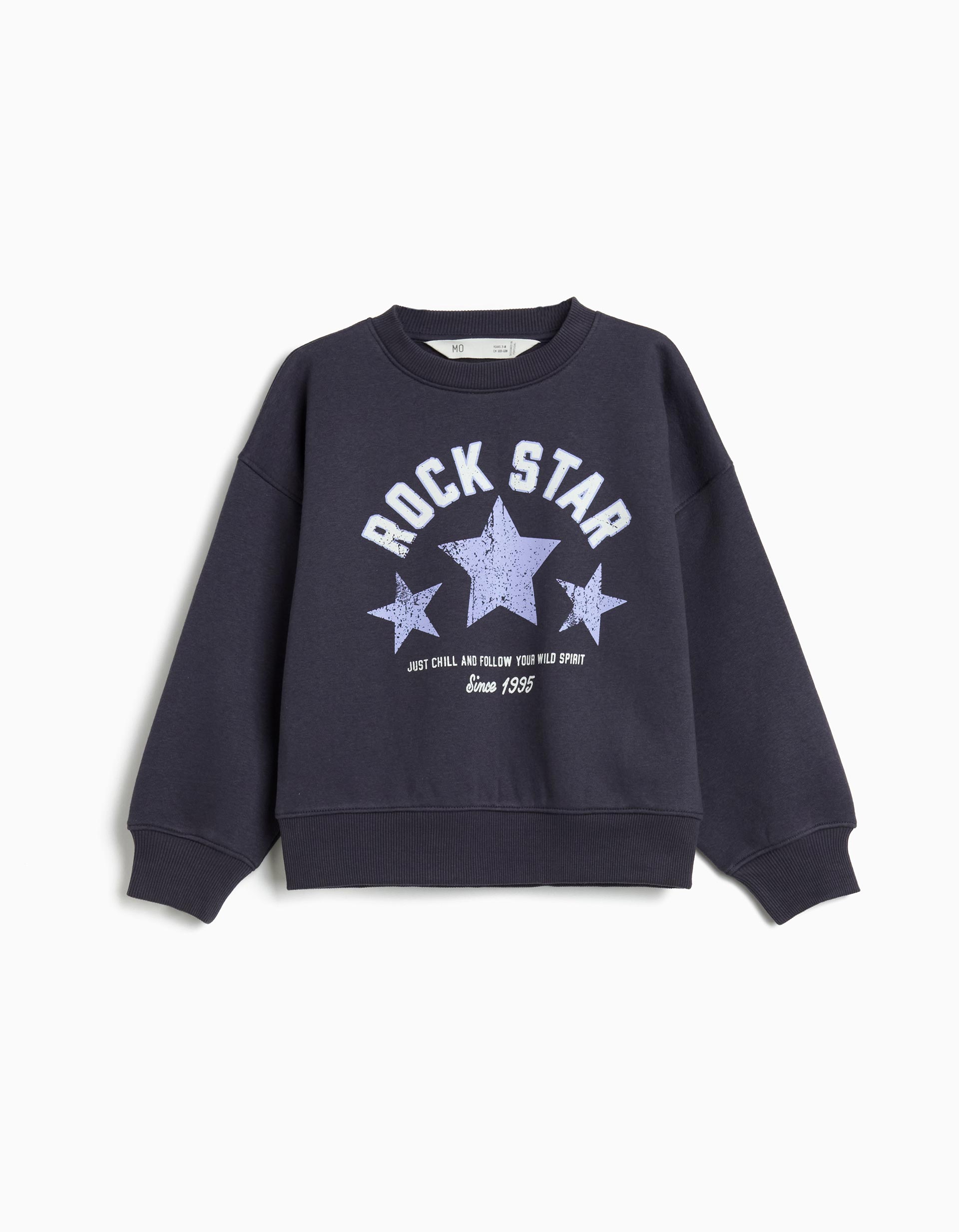 Sweatshirt de Felpa, Menina, Azul Escuro