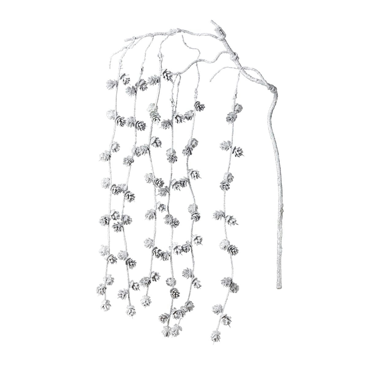 NOËL - Branche de pin pailletée eva h104