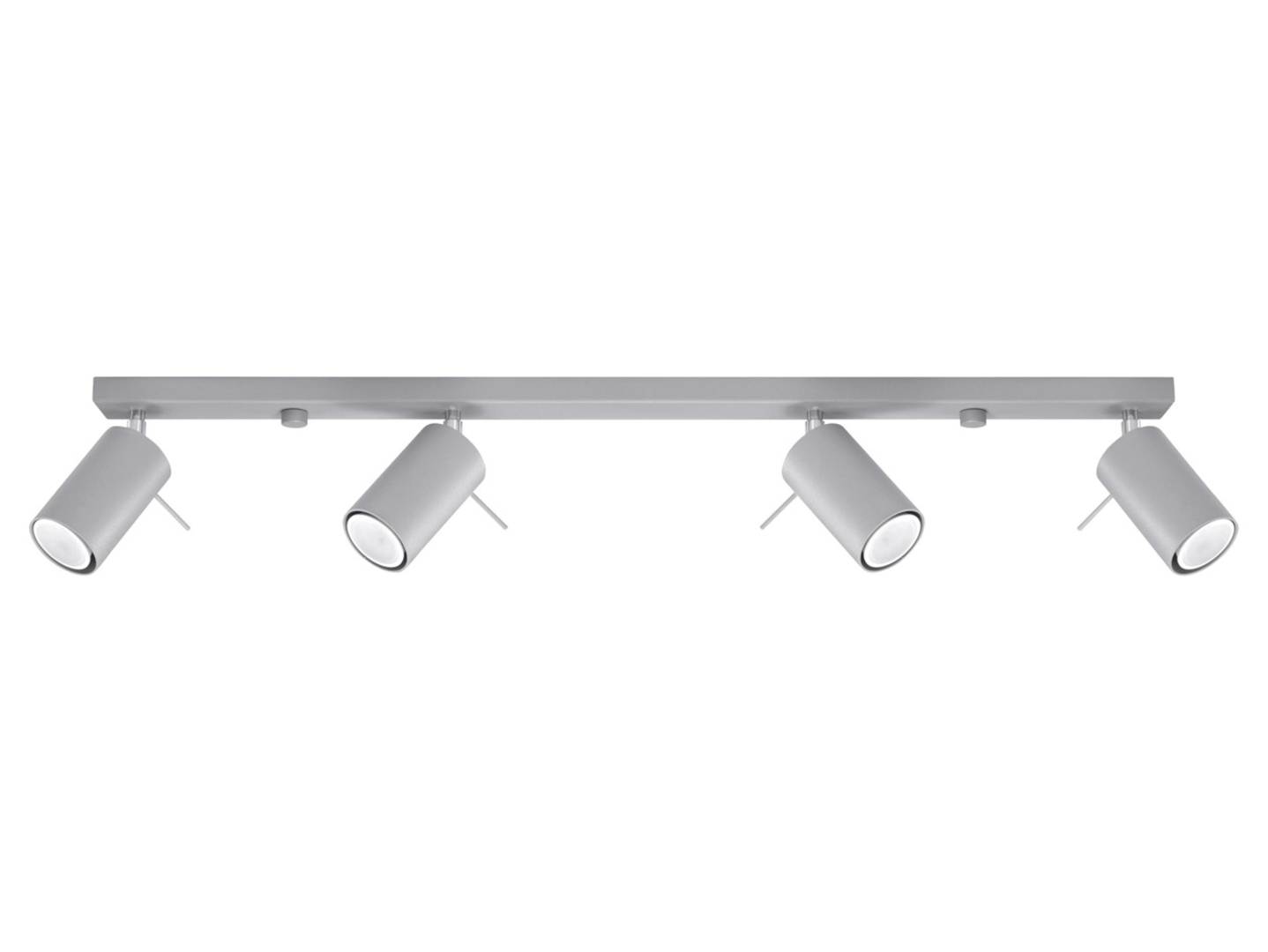 Spot Ring 4-punktowy 80 cm stalowy szary