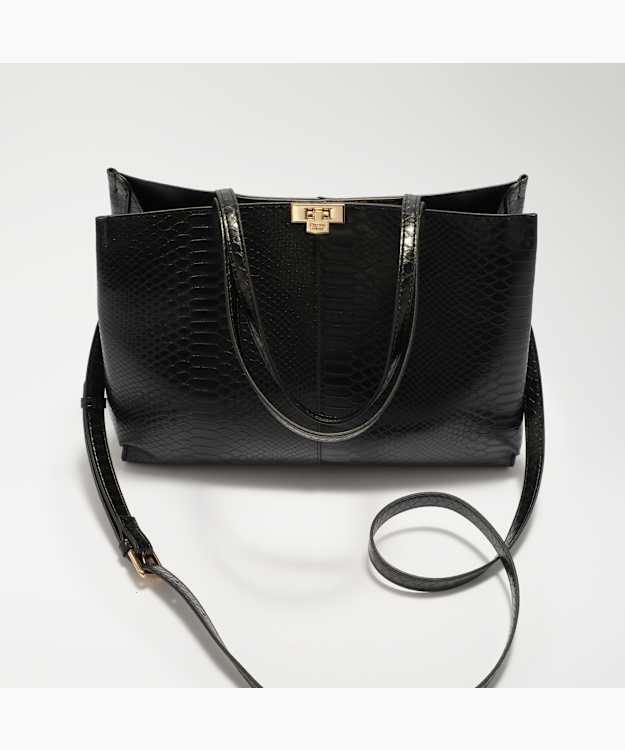 Dorianna Black - Multi-Strap Shoulder Bag