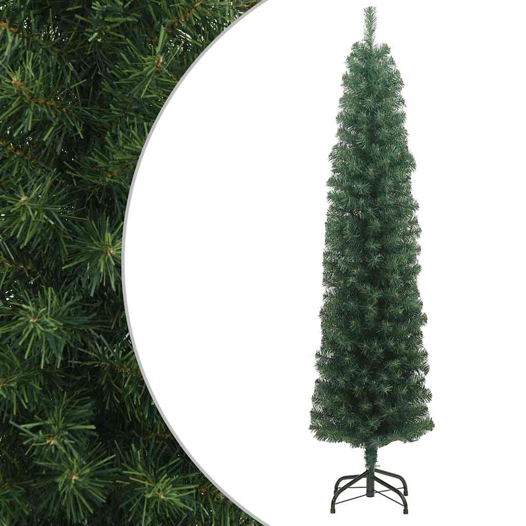 Sztuczna choinka Zielony 210 cm vidaXL