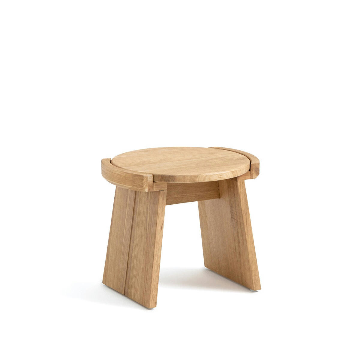 Mini tabouret, chêne massif, Tibet