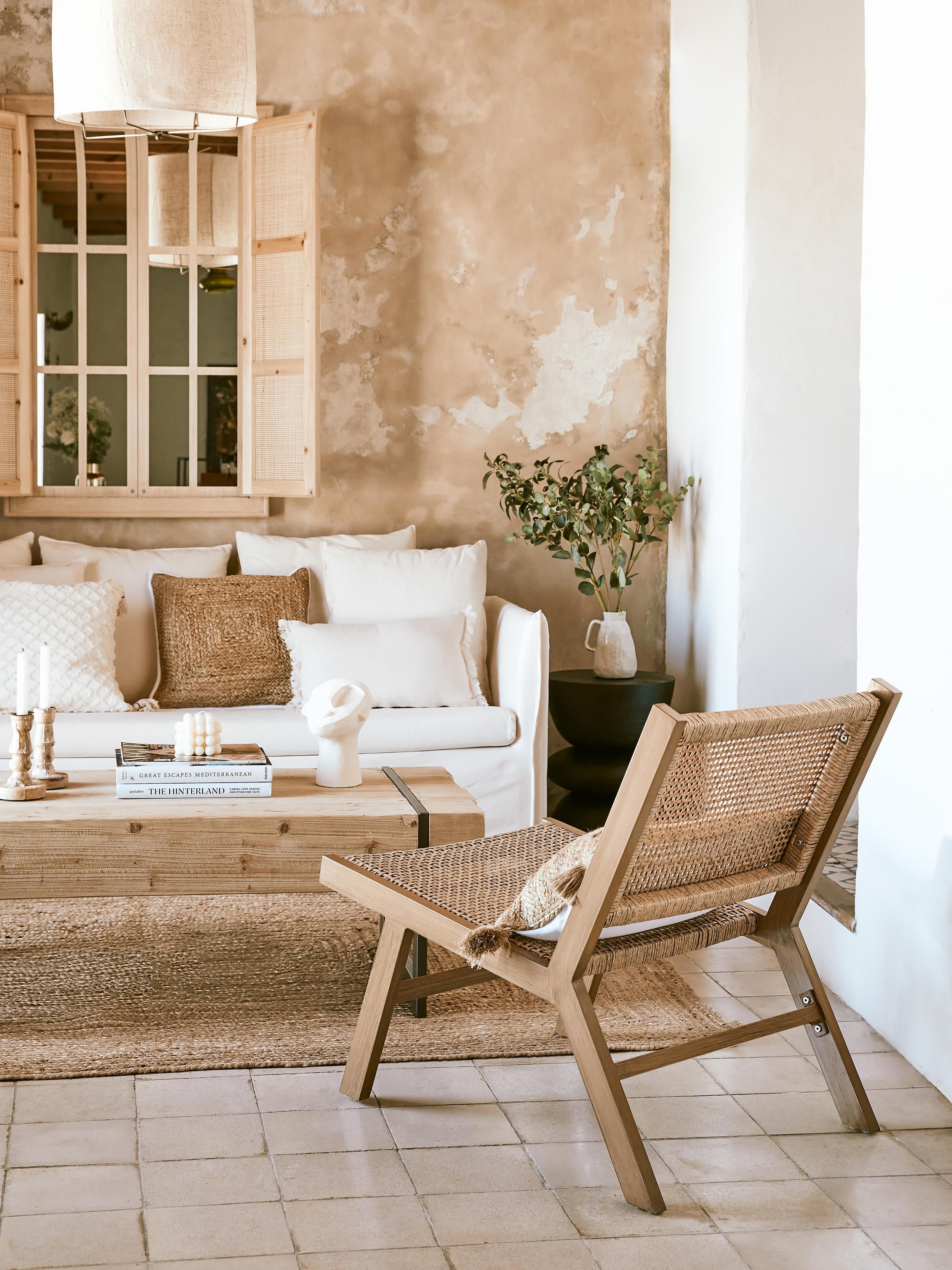 Garten-Loungesessel Palina in Holzoptik