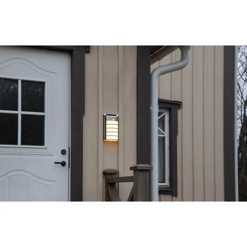 Outdoor Wandleuchte Gartenlicht Solarleuchte mit Sensor