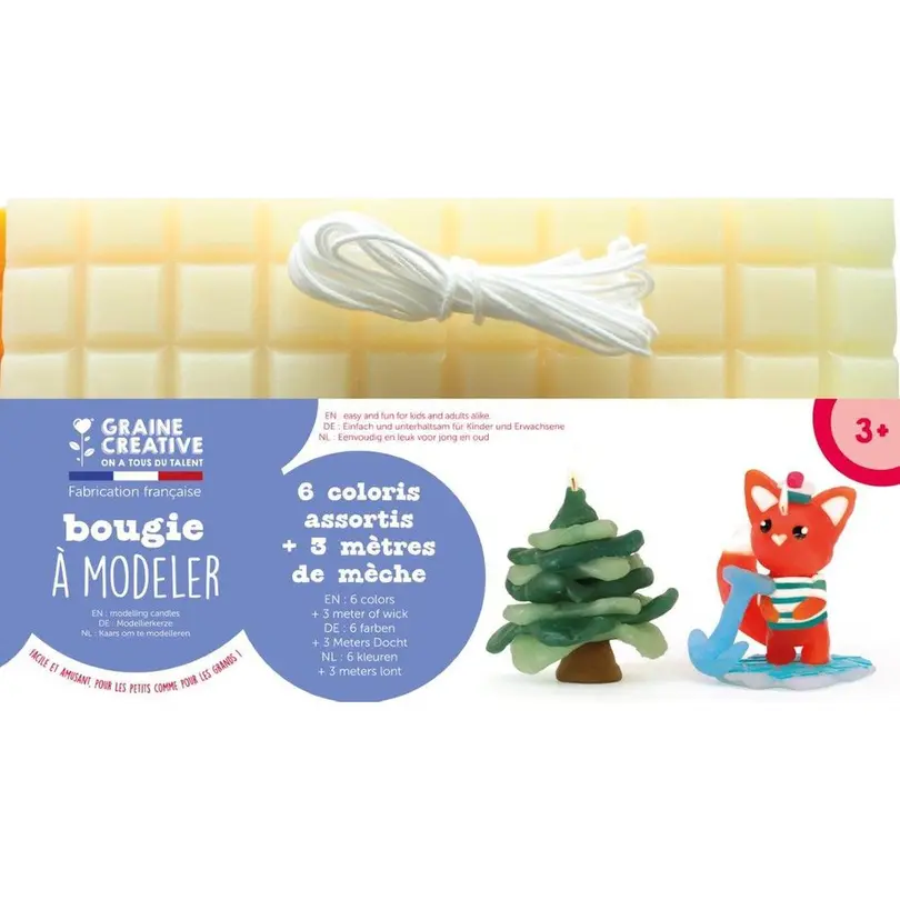 Kerze 6er-Set Graine Créative