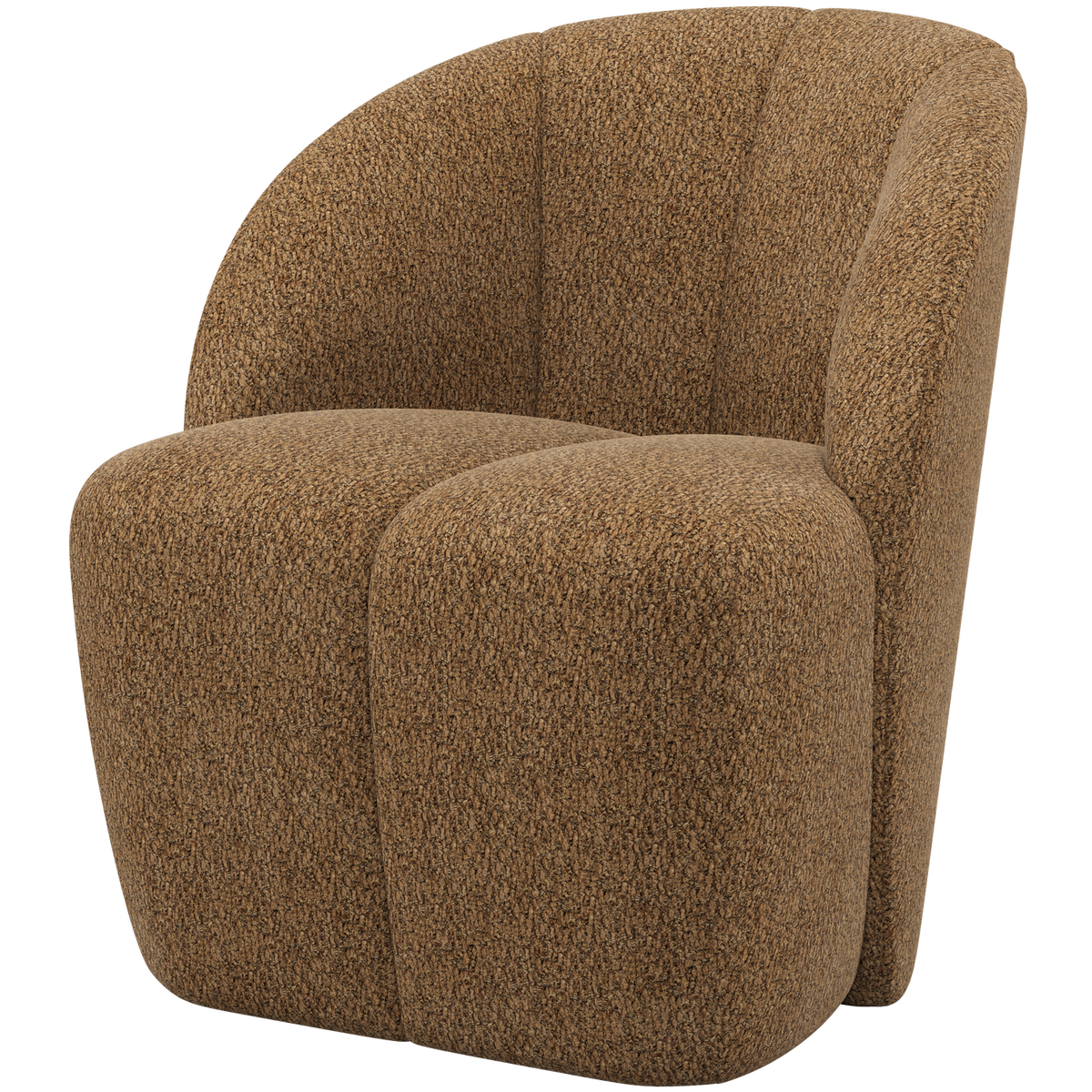 WOOOD draaifauteuil Mojo - Wollig - Honinggeel - 75x68x77
