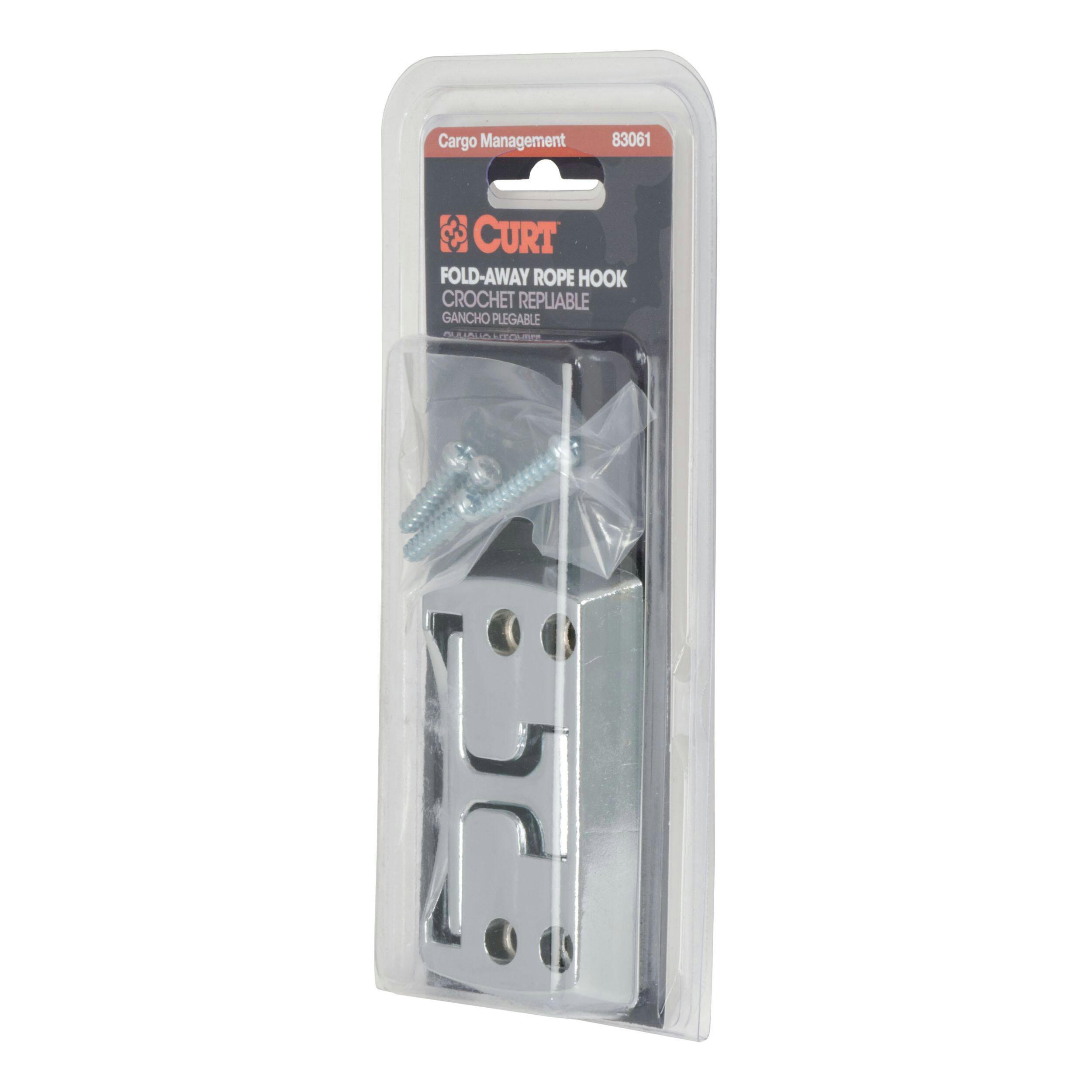 CURT Fold-Away Rope Hook (1,200-lb, Packaged)