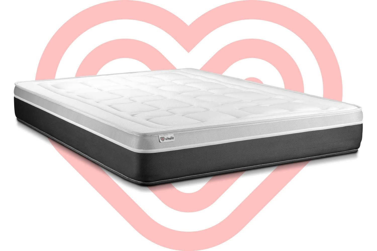 VITAL SOFT - Matelas Mousse polyuréthane à mémoire de forme 160x200