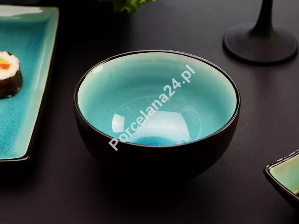 Zestaw do sushi dla 2 osób (6 el.) Tokyo Design Studio - Glassy Turquoise 8154