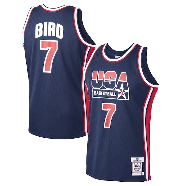 Larry Bird USA Basketball 1992 Dream Team Authentic Jersey - Navy