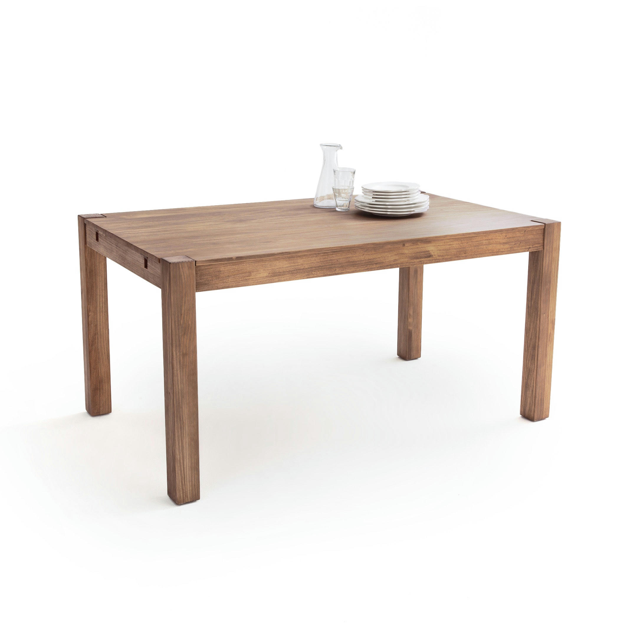 Table à manger à allonges, 6/8 couverts, Lunja