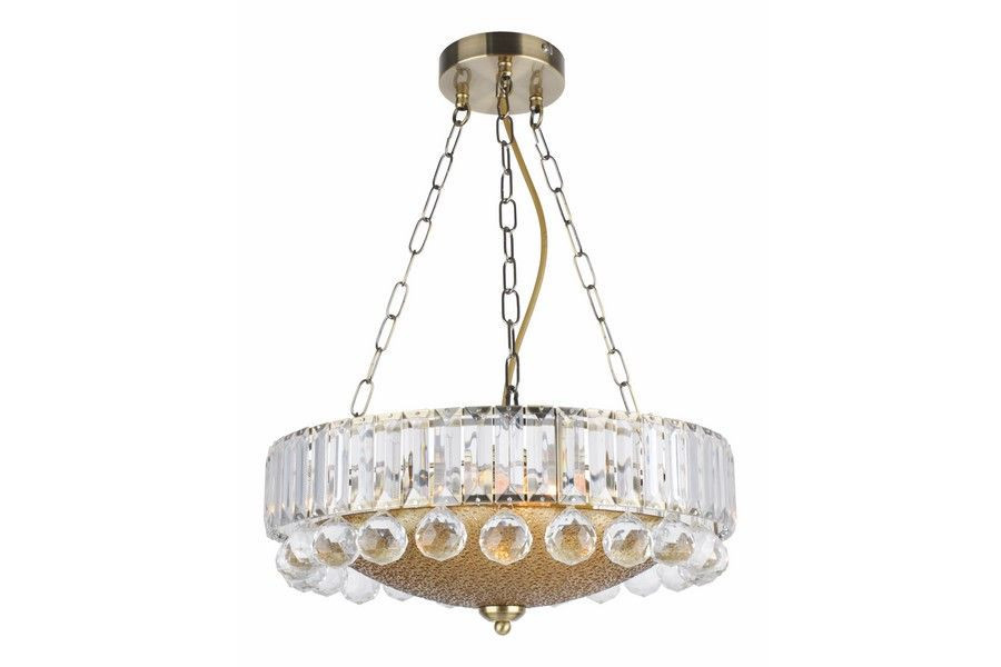 Lampa wisząca patyna Irsina 3xE27x60W wym: 90x40x40 cm Reality