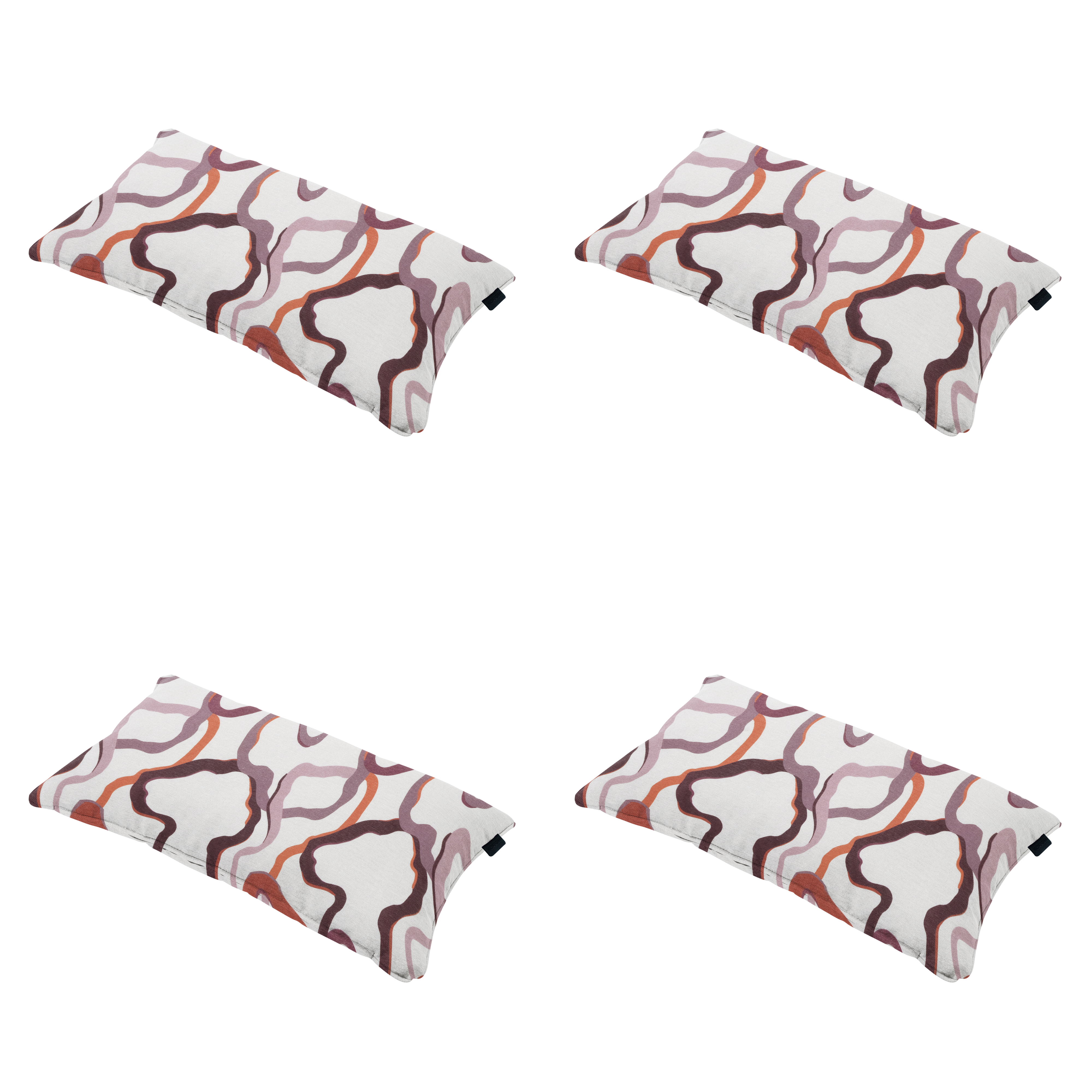 Madison sierkussen Blaze - multikleur - 30x50x10cm - set van 4