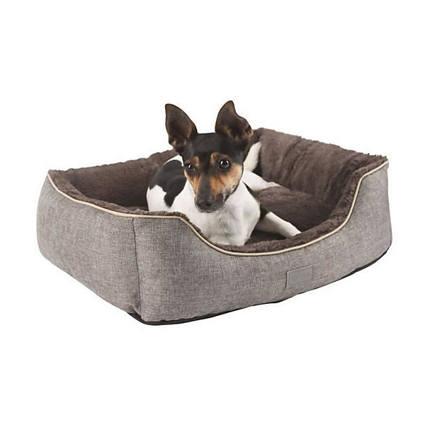KERBL Corbeille Samuel - 50 x 40 x 15 cm - Argent et gris - Pour chien