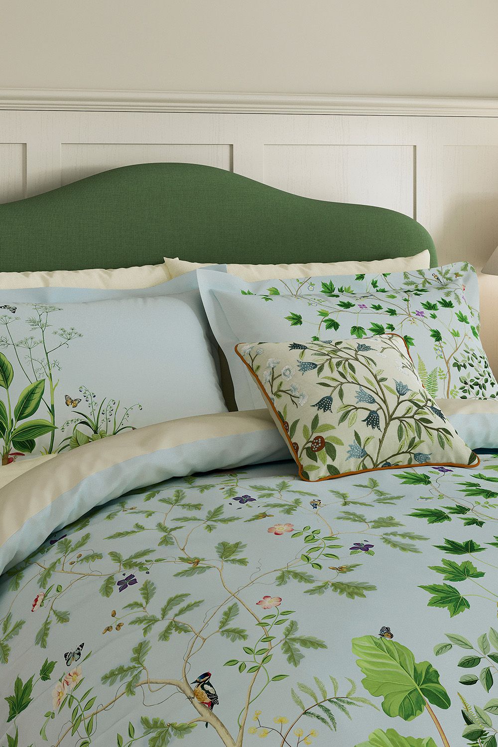Sanderson Sycamore & Oak' Cotton Sateen Duvet Cover Set