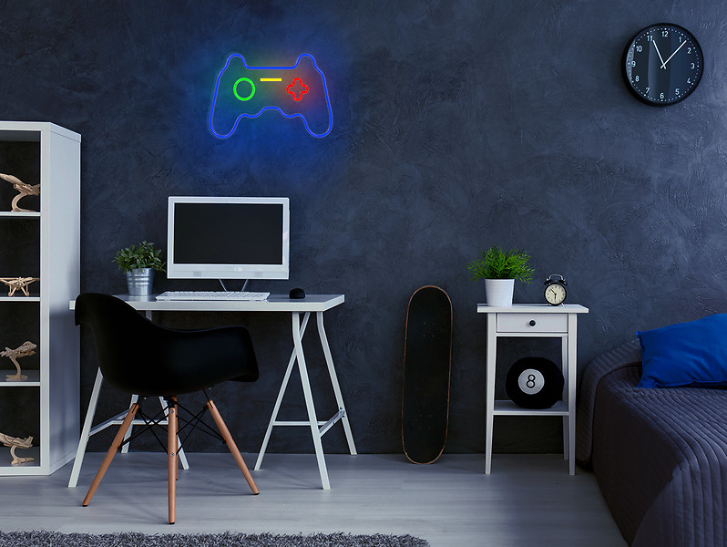 Kinkiet neonowy dziecięcy Game Pad LED mix kolorów