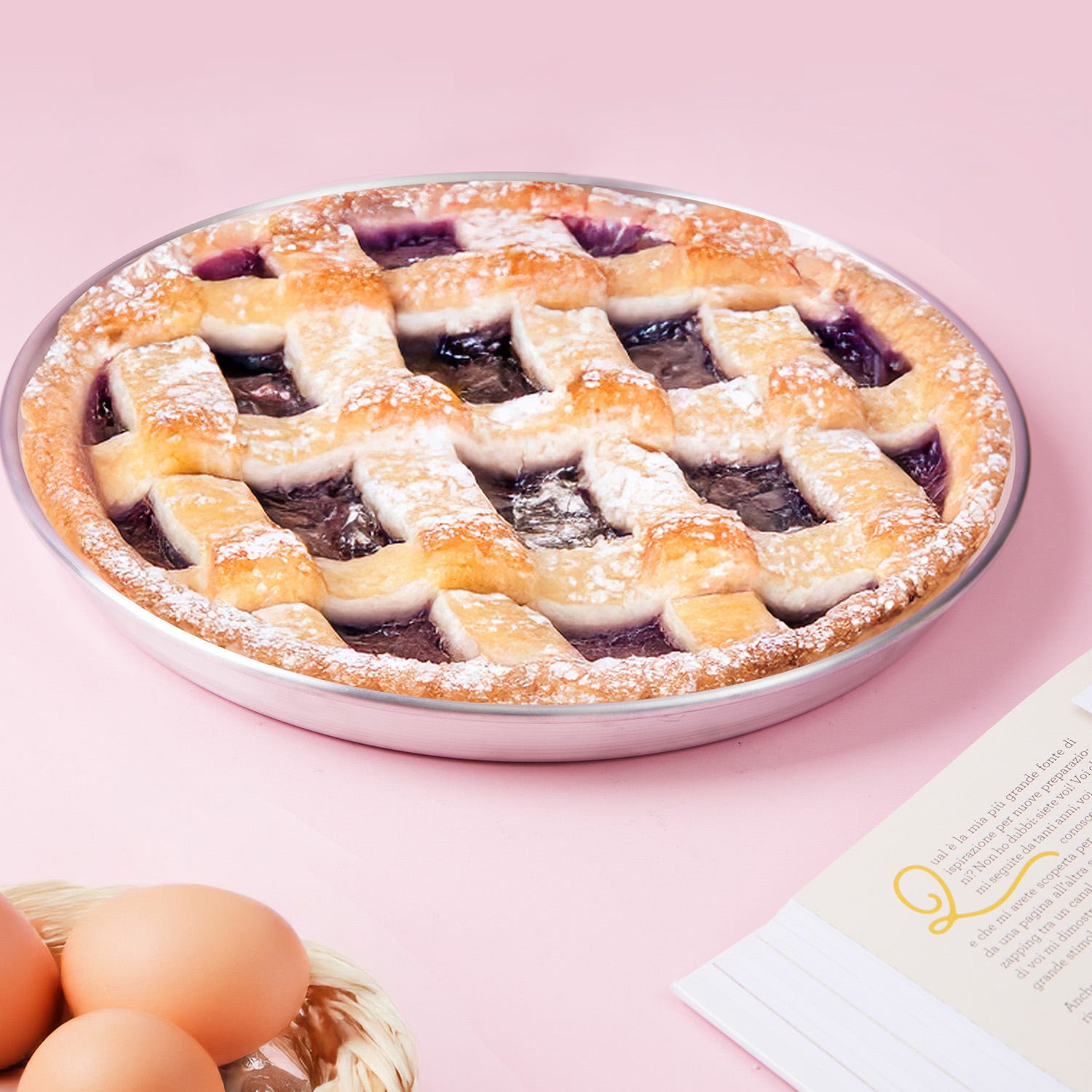 Stampo crostata 32 cm Fatto in casa da Benedetta alluminio