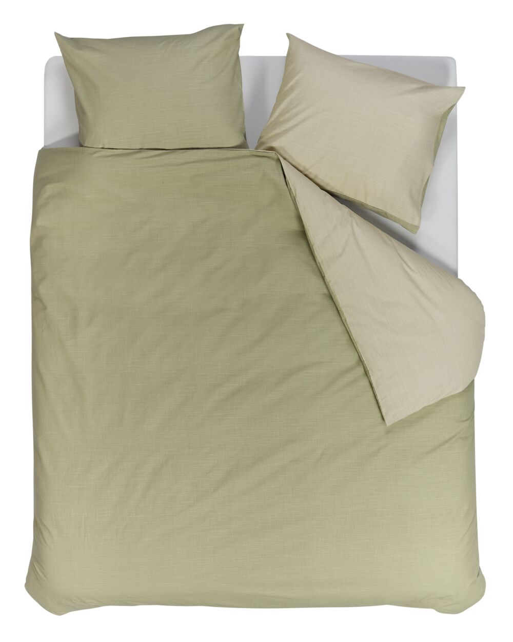 vtwonen Cozy Slub - 260 x 220 cm - Groen