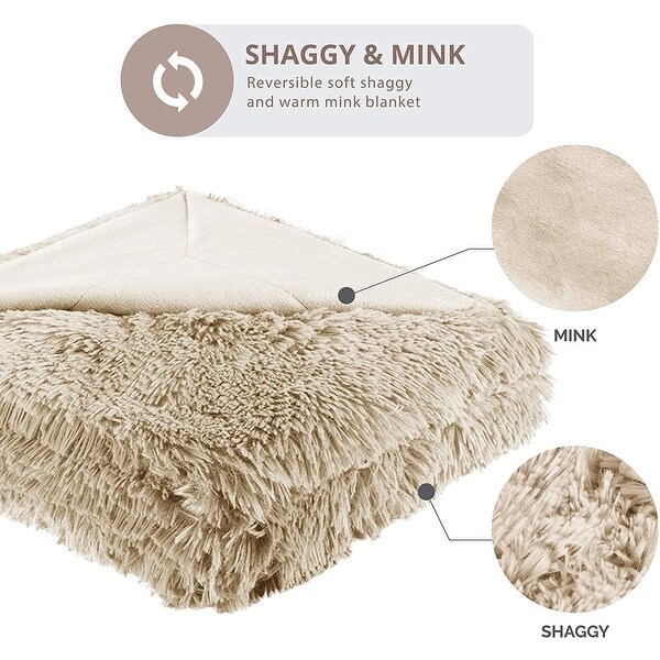 Fluffy Cute Throw Blankets for Couch Sofa