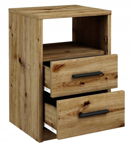 Szafka nocna 2SO ARTISAN szuflady komoda regał
