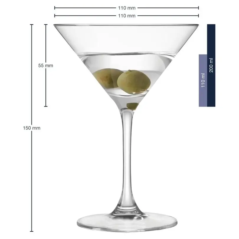 Cocktailglas 6er-Set Ciao