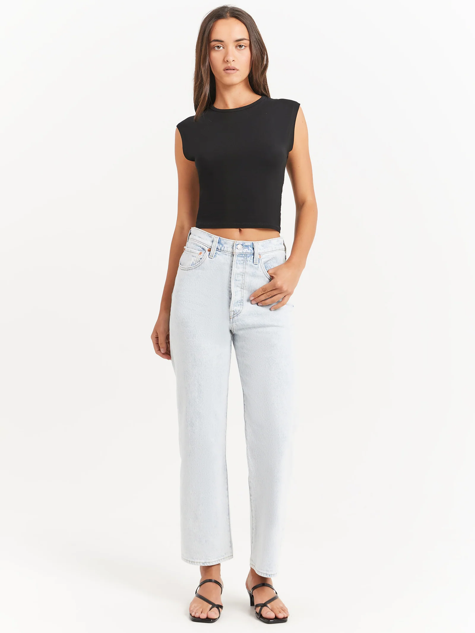 Ribcage Straight Ankle Jeans